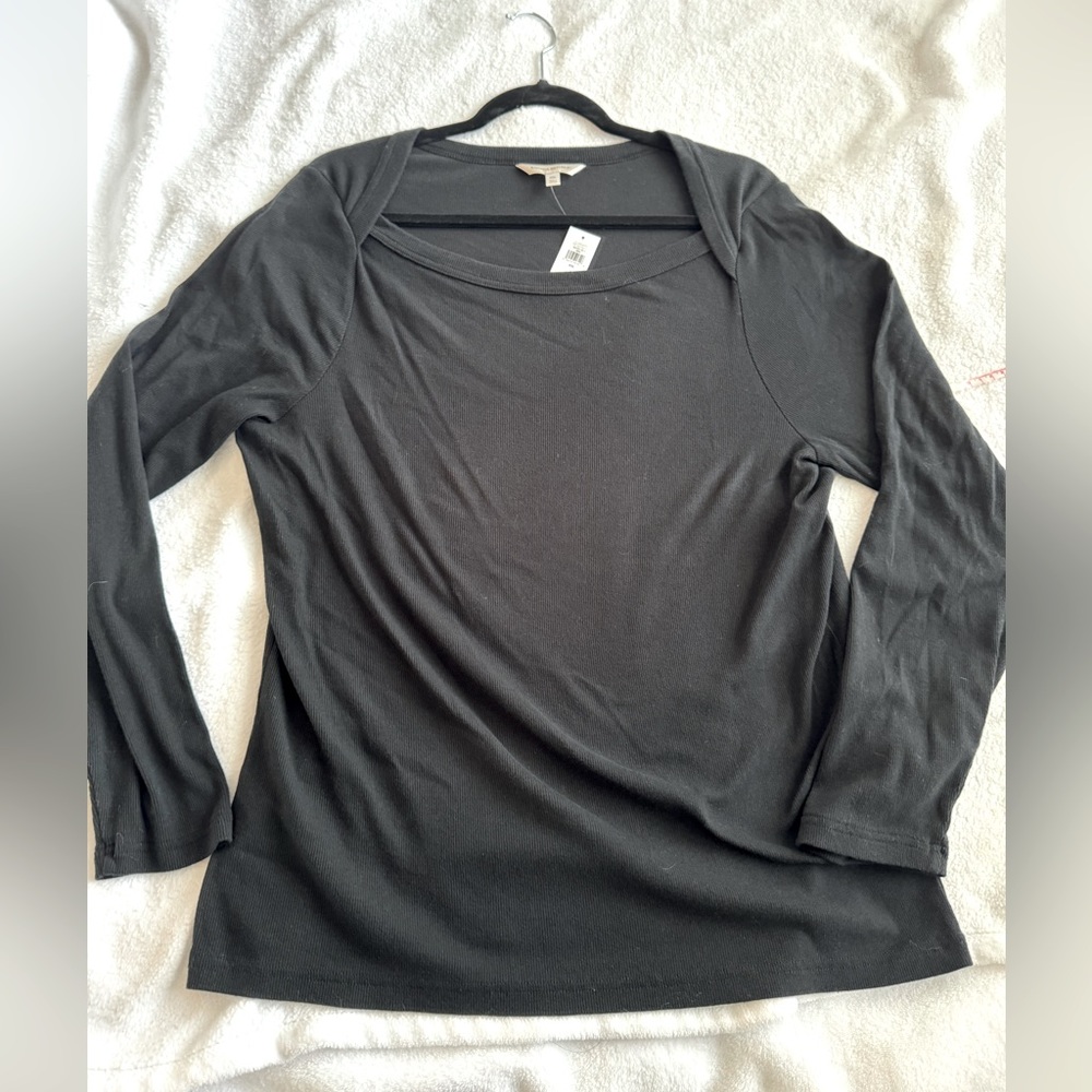 Banana Republic Lone-sleeve cotton blouse NWT